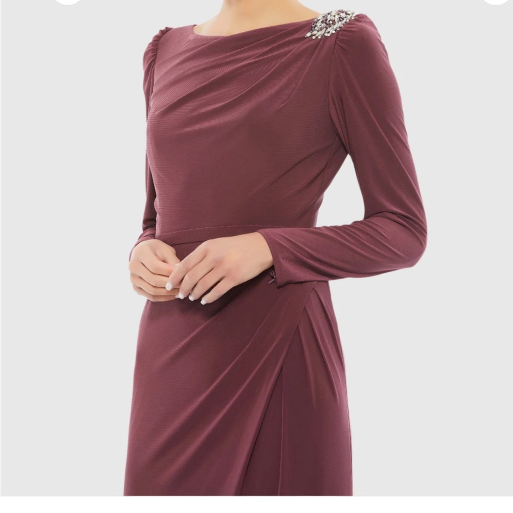 Mac Duggal dress in a mauve size 10 - Picture 6 of 17